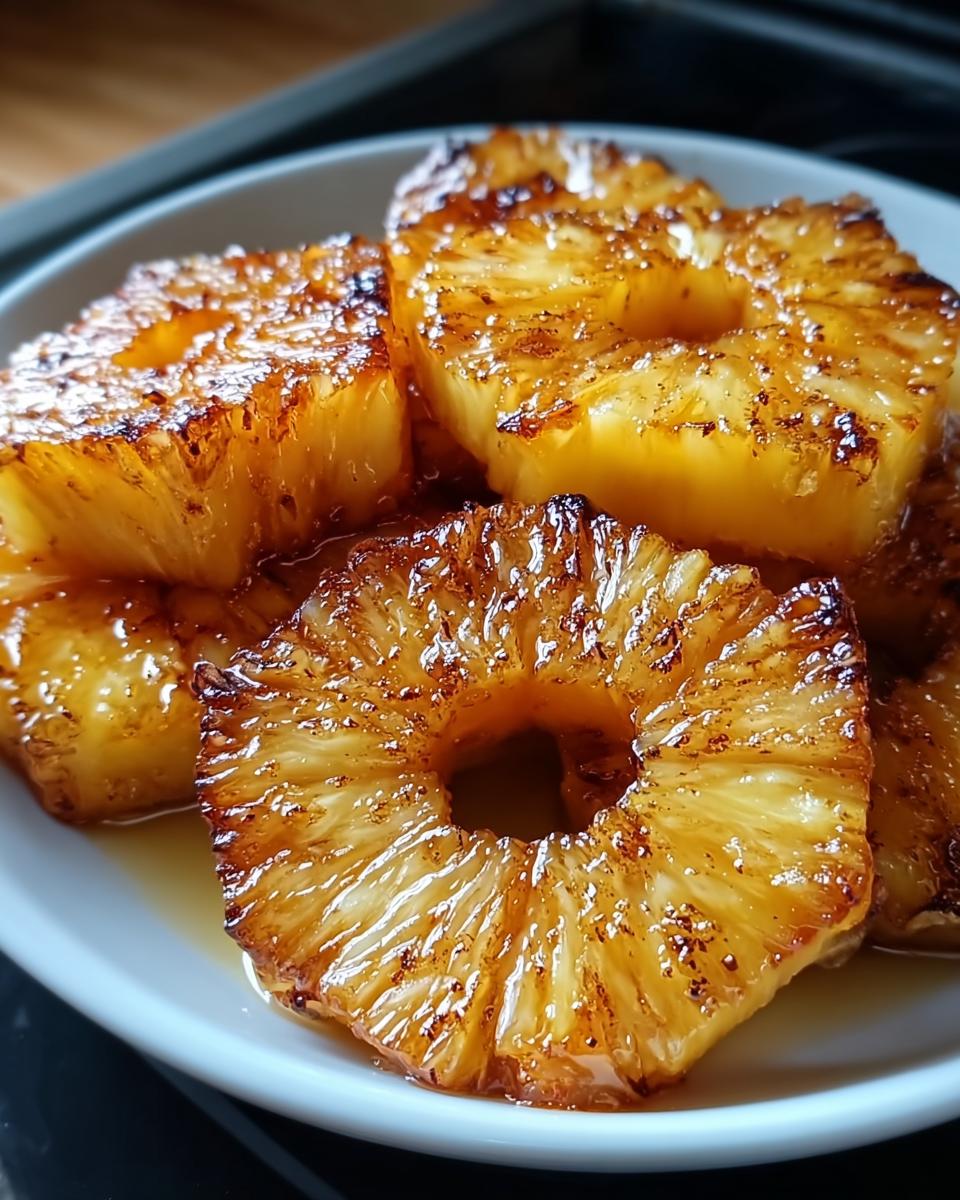 Air Fryer Caramelized Pineapple - detail 1