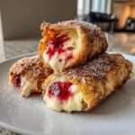 Air Fryer Cherry Cheesecake Egg Rolls