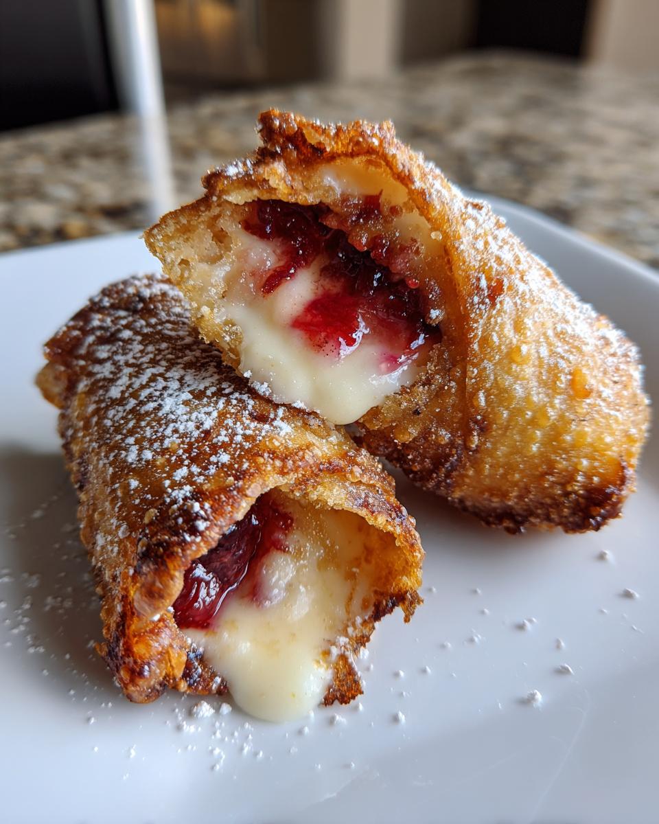 Air Fryer Cherry Cheesecake Egg Rolls - detail 2