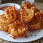Air Fryer Crispy Mini Blooming Onions