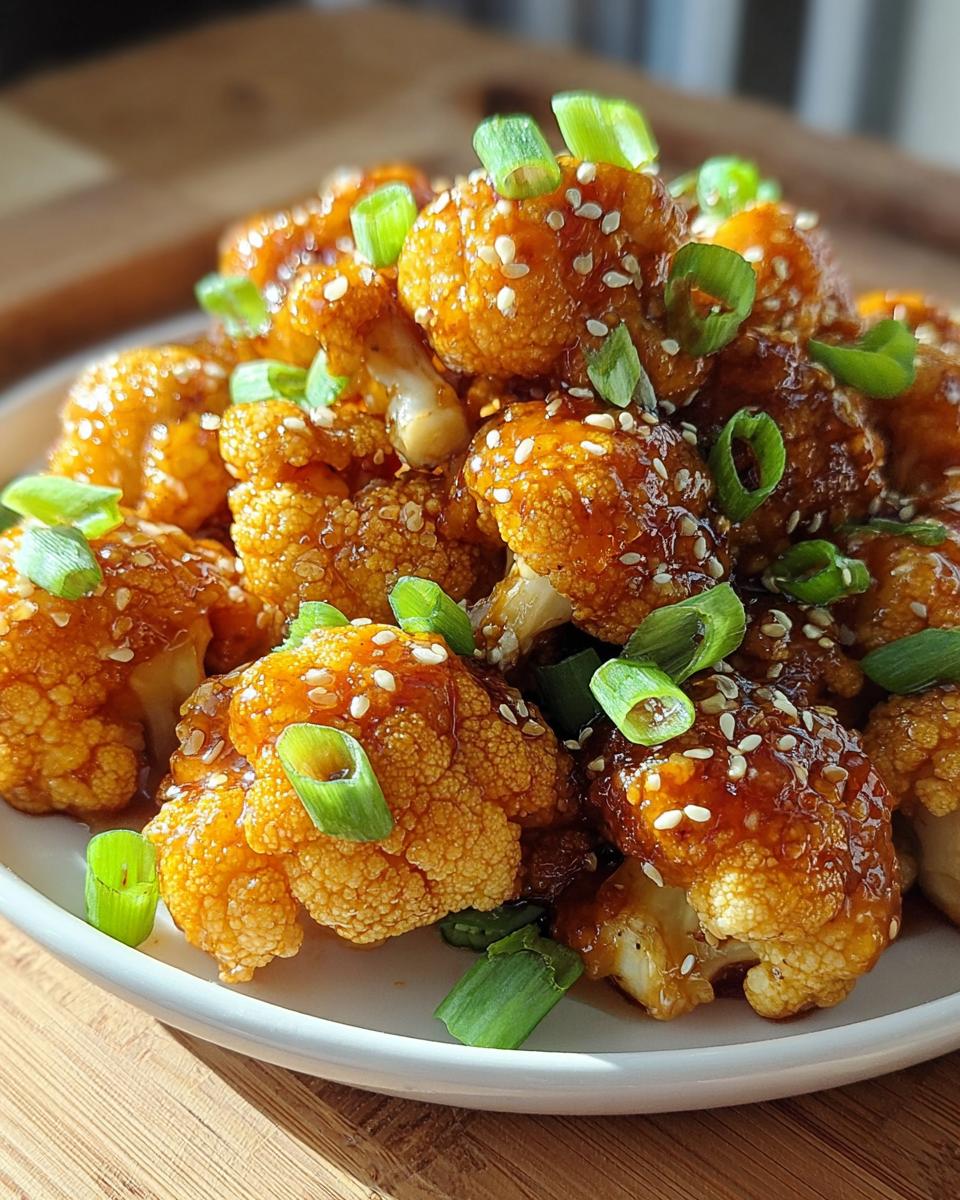 Air Fryer Honey Sriracha Cauliflower - detail 1