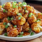 Air Fryer Honey Sriracha Cauliflower