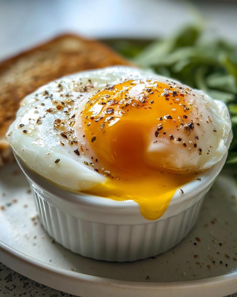 Air Fryer Poached Eggs - detail 1