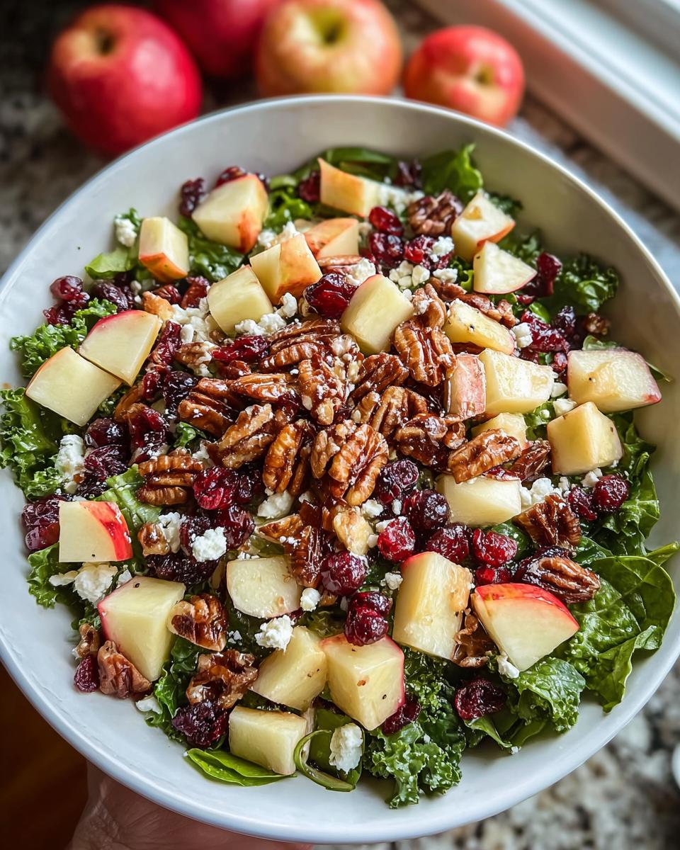 Apple Cranberry Pecan Salad - detail 1