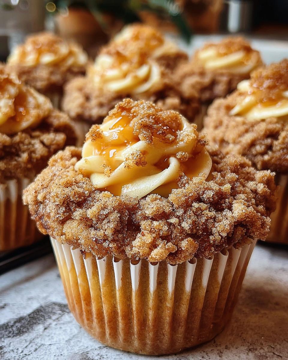 Apple Crumble Cupcakes - detail 1