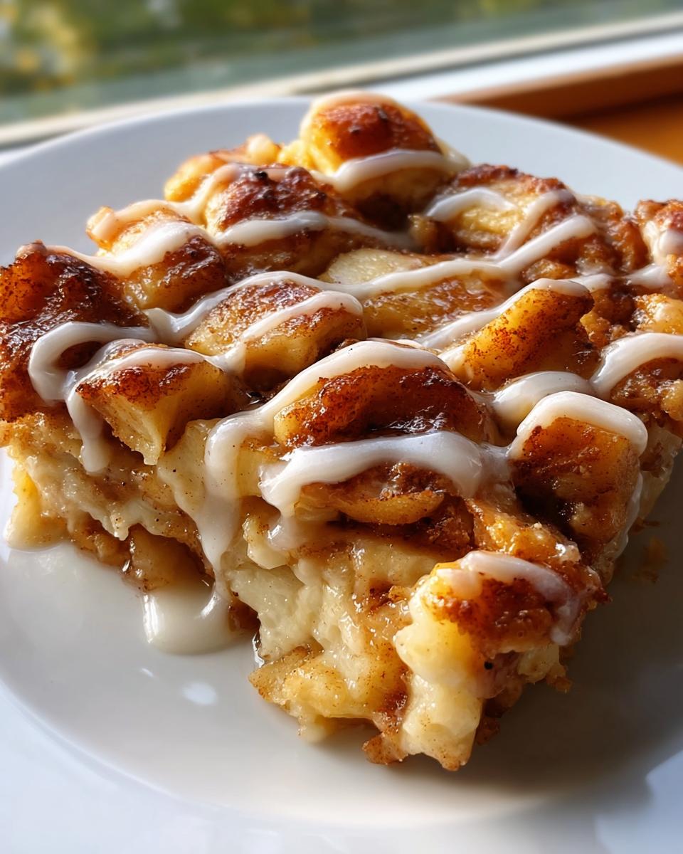 Apple Pie Cinnamon Roll Casserole - detail 2