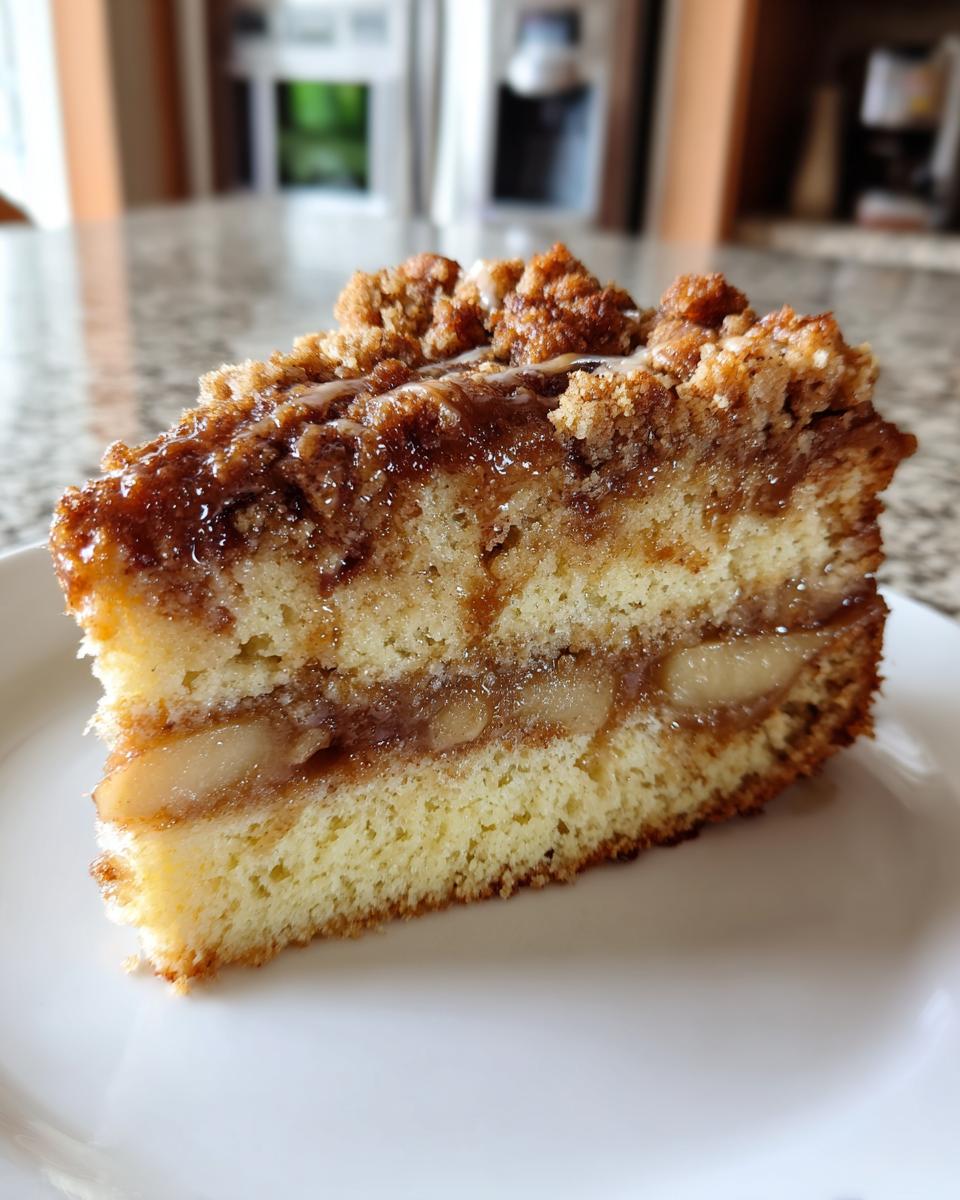 Apple Pie Filling Coffee Cake - detail 2