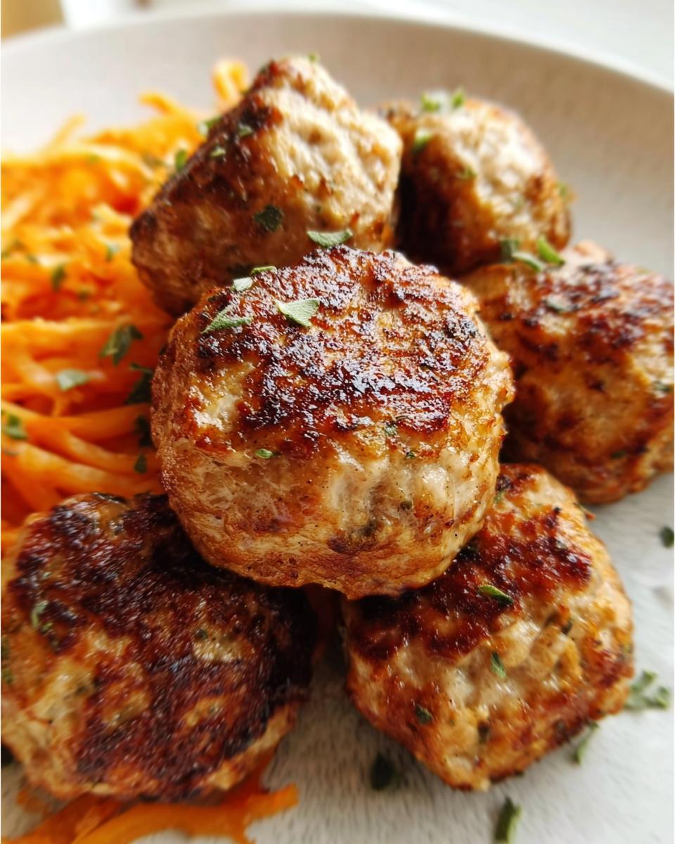 Apple Sage Turkey Meatballs - detail 1