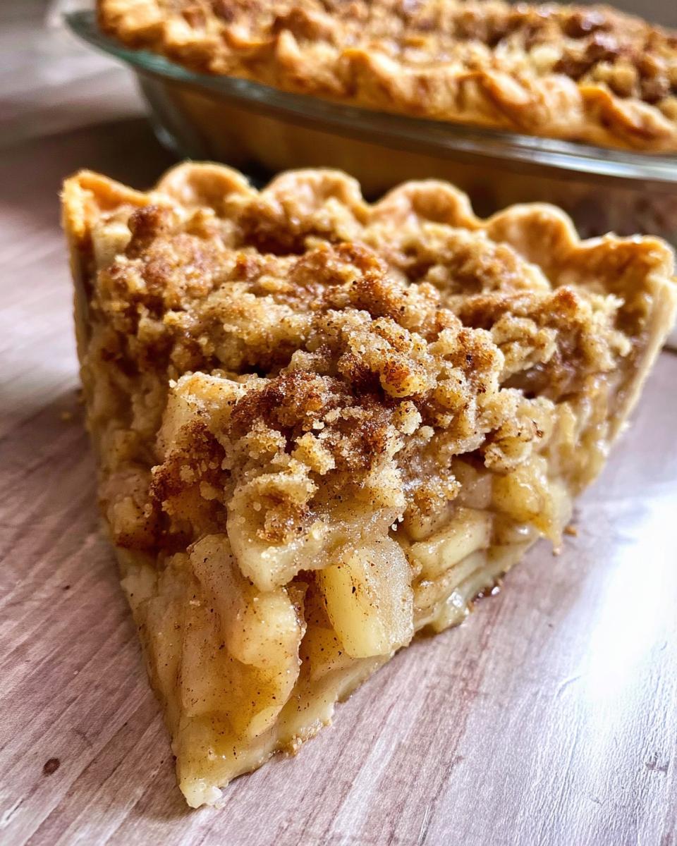 Apple Streusel Pie - detail 1