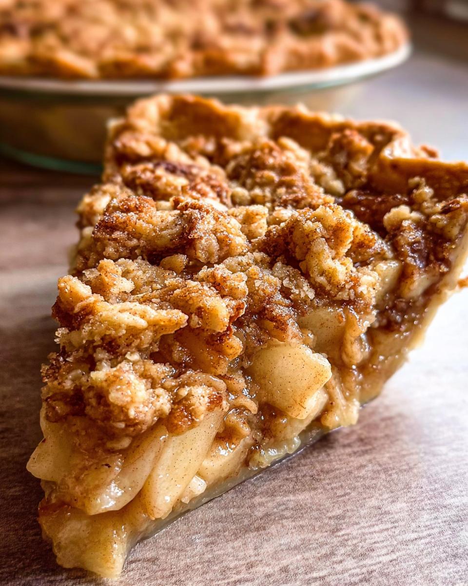 Apple Streusel Pie - detail 2