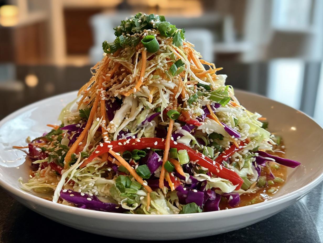 Asian Cabbage Slaw - detail 1