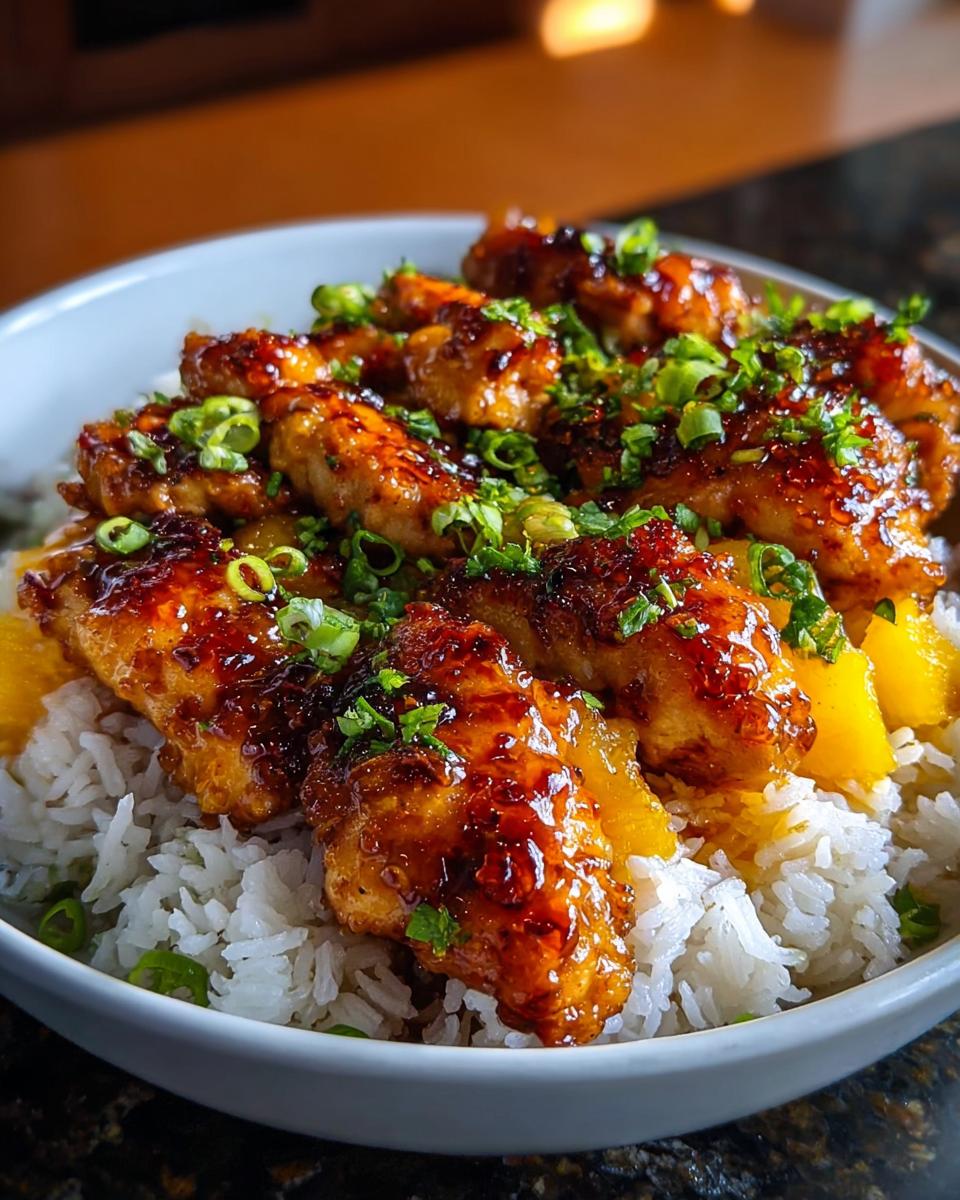 Asian Mango Glazed Chicken - detail 1