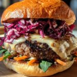 BLACK GARLIC TRUFFLE GOUDA OKTOBERFEST BURGER