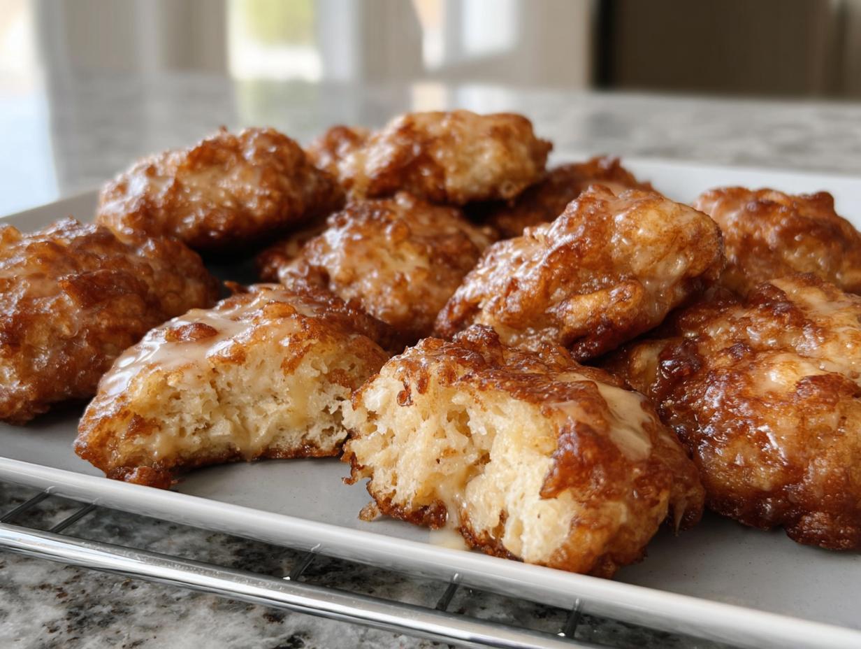 Baked Apple Fritters - detail 1