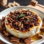 Baked Brie with Fig Jam and Pecans