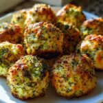 Baked Broccoli Cheese Balls
