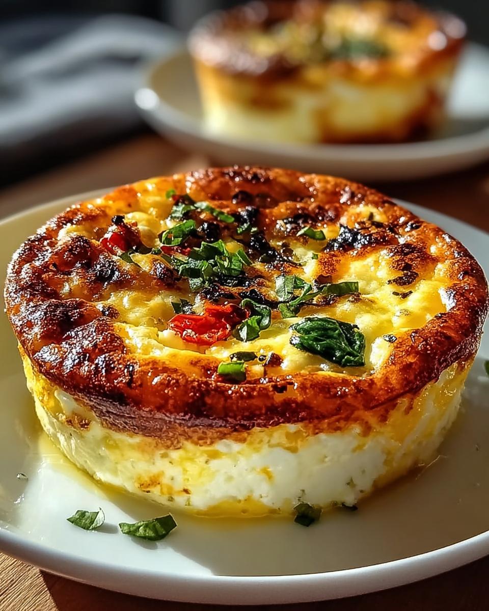 Baked Cottage Cheese Eggs - detail 1