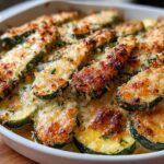 Baked Parmesan Zucchini Gratin