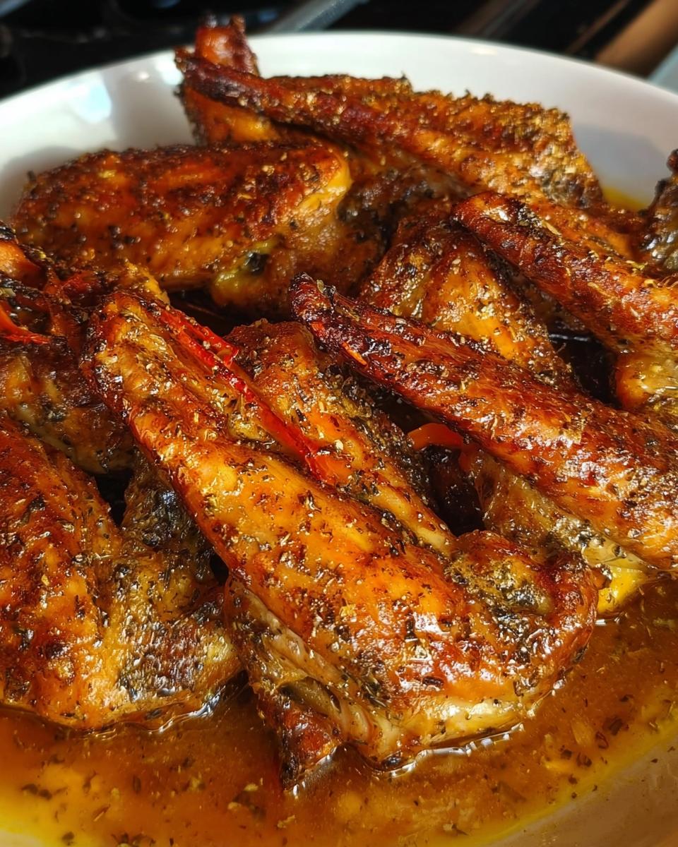 Baked Turkey Wings - detail 1