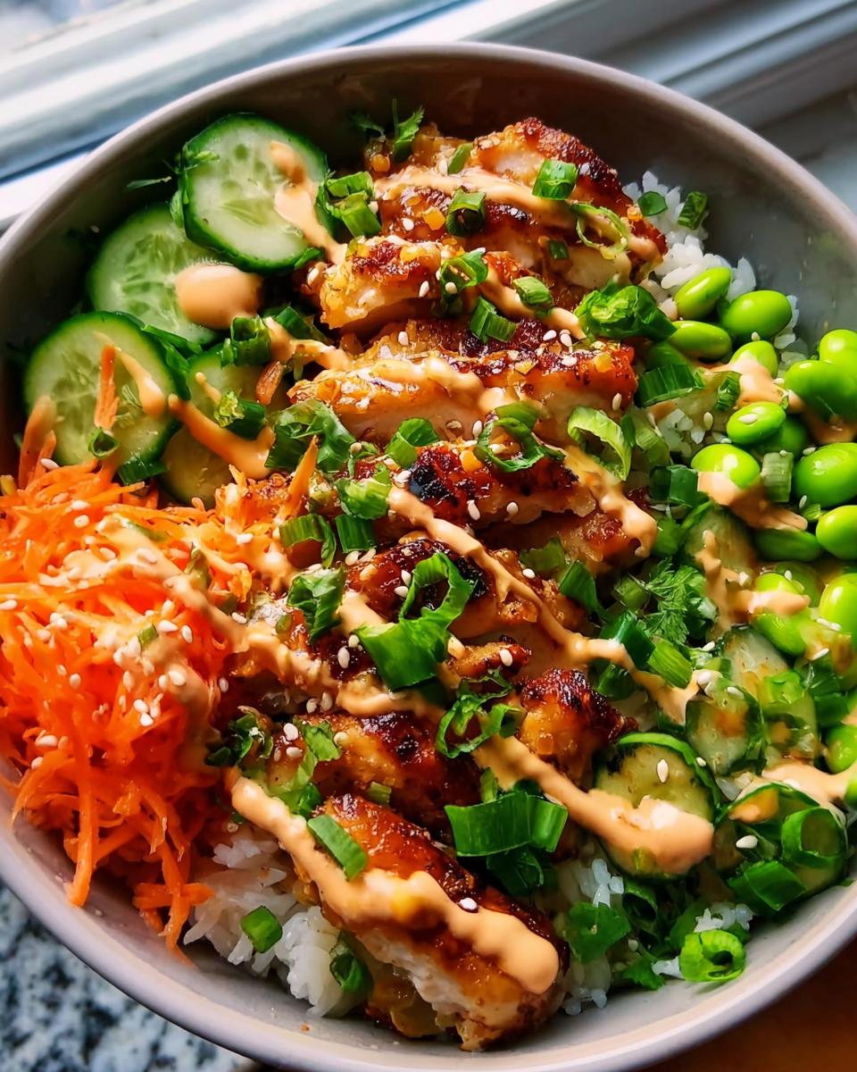 Bang Bang Chicken Bowl - detail 1