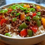 Beef Pepper Rice Bowl