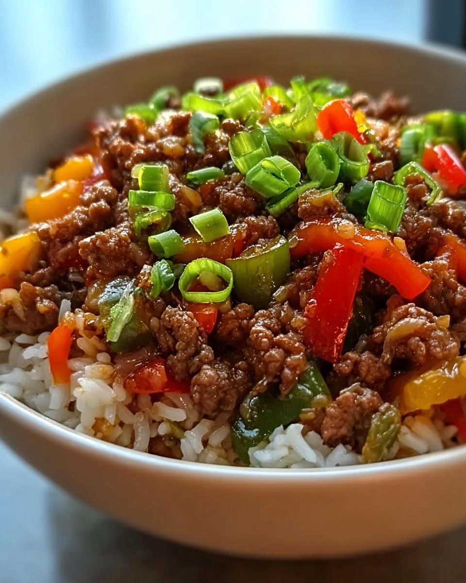Beef Pepper Rice Bowl - detail 3