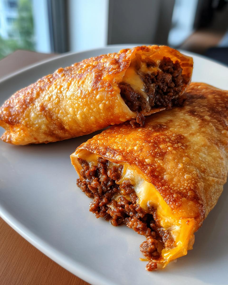 Beef and Cheese Chimichangas - detail 1