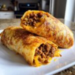 Beef and Cheese Chimichangas