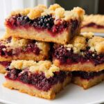 Blackberry Cobbler Bars