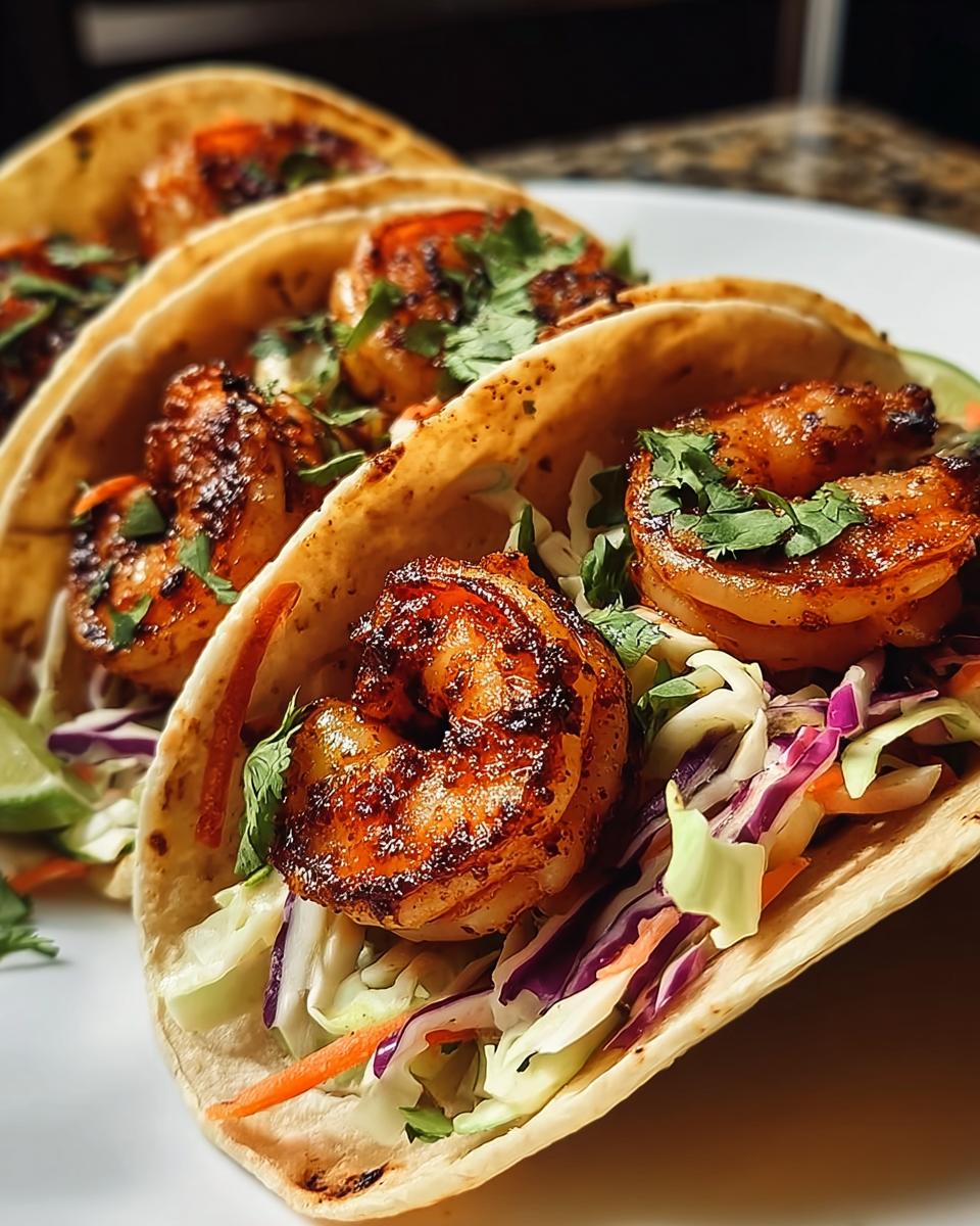 Blackened Shrimp Tacos - detail 1