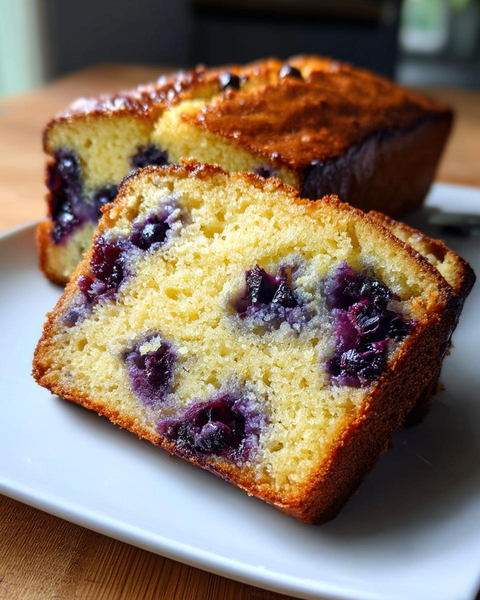 Blueberry Cream Cheese Bread - detail 3