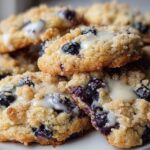 Blueberry Muffin Cookies with Streusel Topping