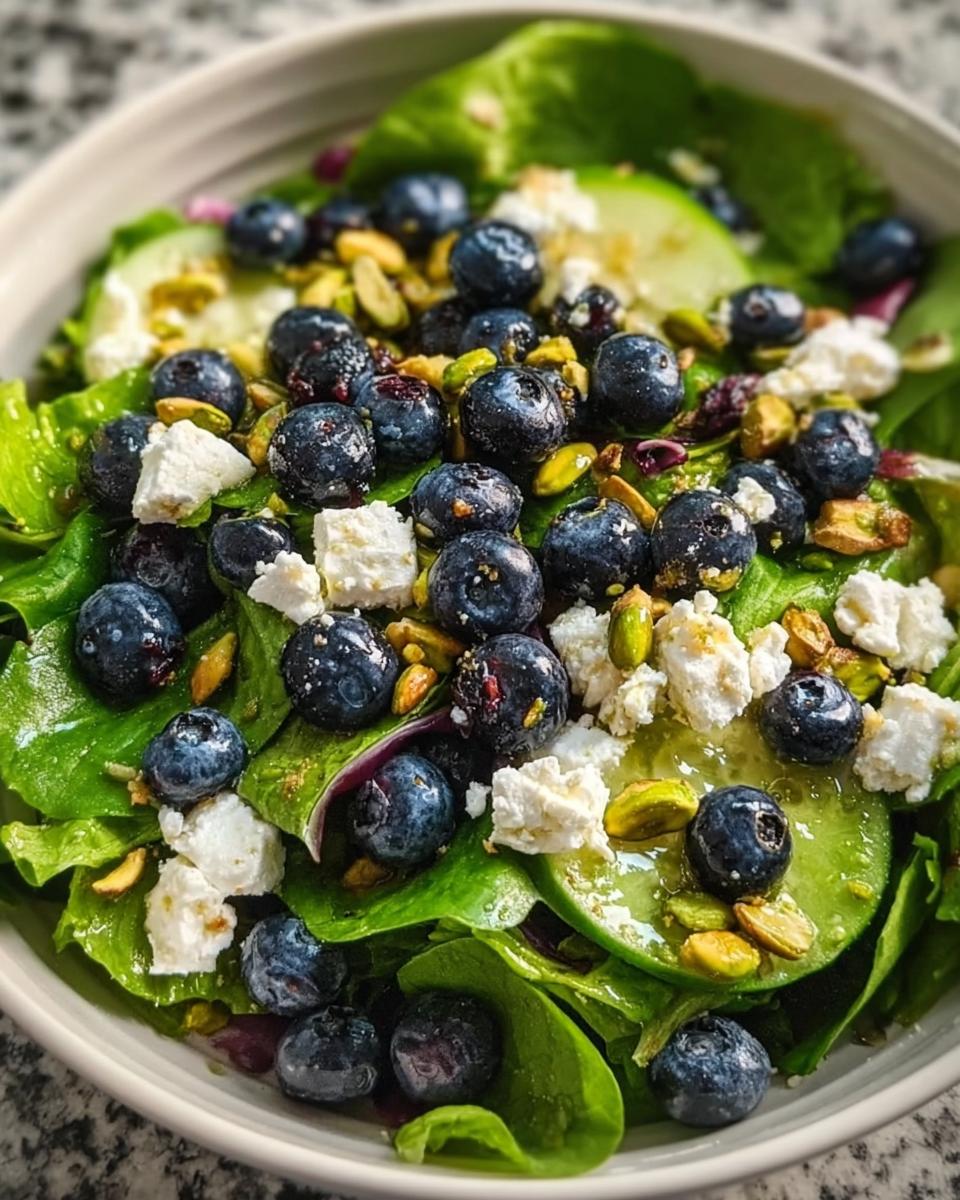 Blueberry Pistachio Spring Salad - detail 1