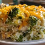 Broccoli, Rice, Cheese, and Chicken Casserole