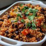 Brown Rice and Black Bean Casserole