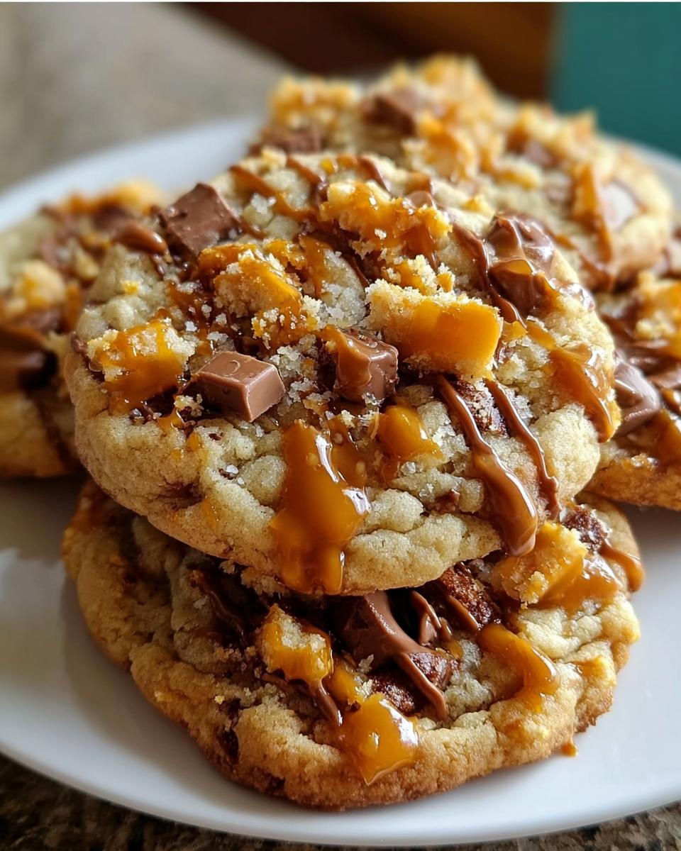 Butterfinger Caramel Crunch Cookies - detail 1