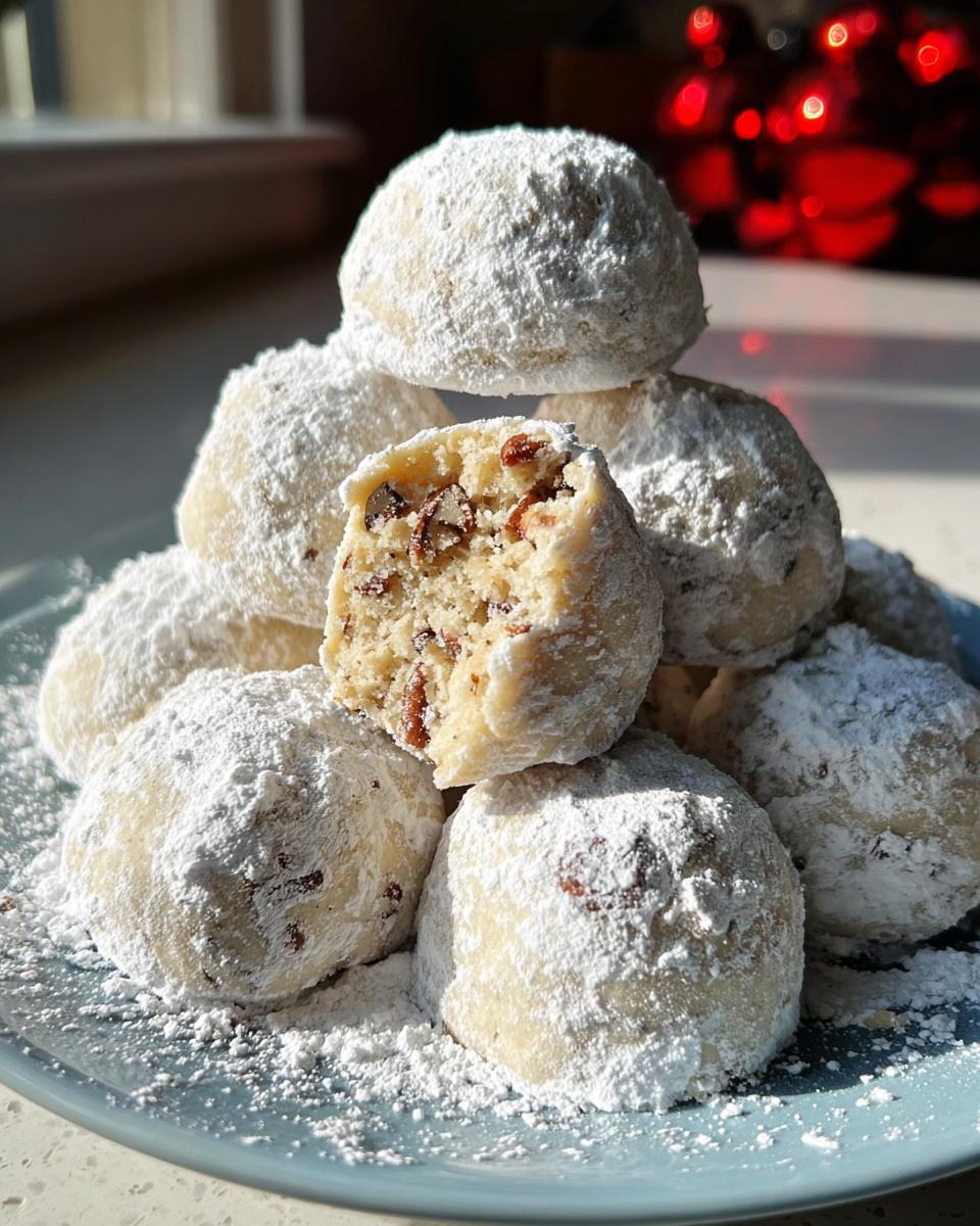 Buttery Pecan Snowball Cookies - detail 1