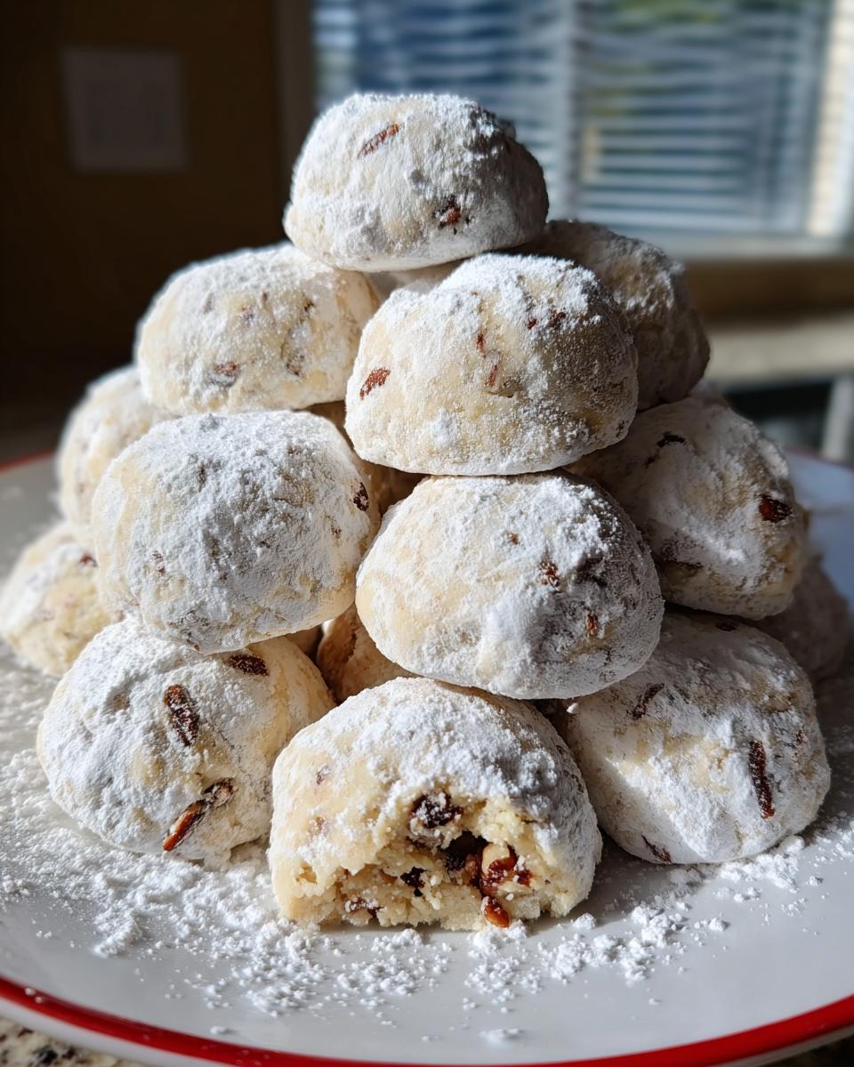 Buttery Pecan Snowball Cookies - detail 2