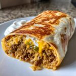 CHEESY DOUBLE BEEF BURRITO