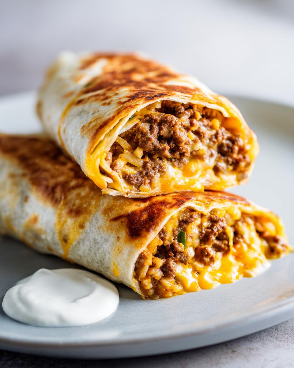 CHEESY DOUBLE BEEF BURRITO - detail 2