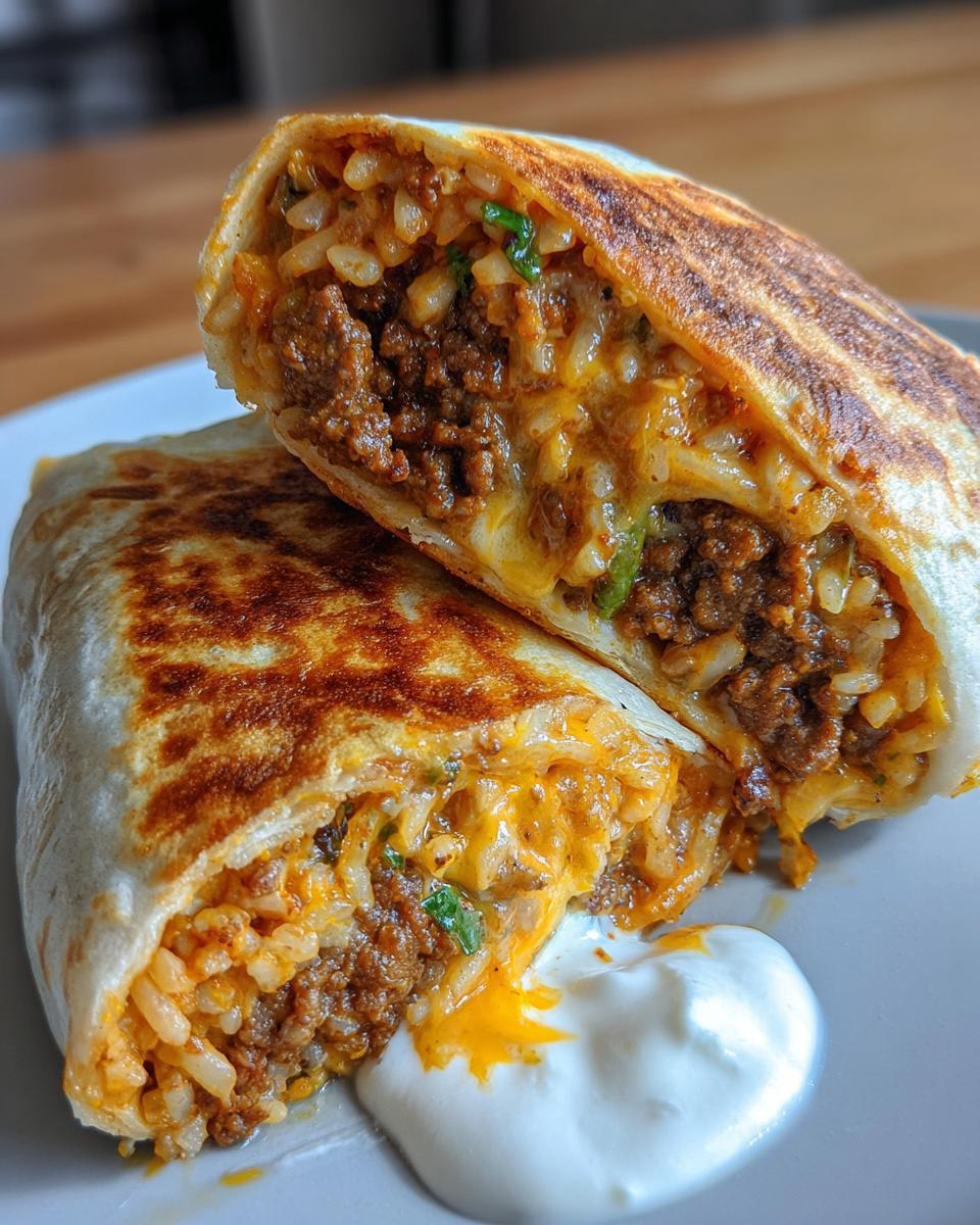 CHEESY DOUBLE BEEF BURRITO - detail 3