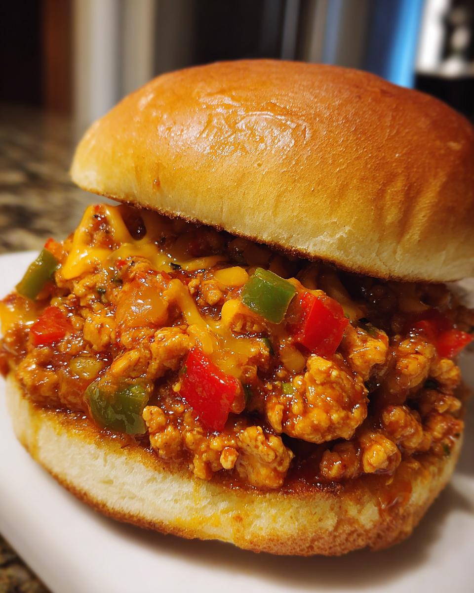 Cajun Chicken Sloppy Joes - detail 1