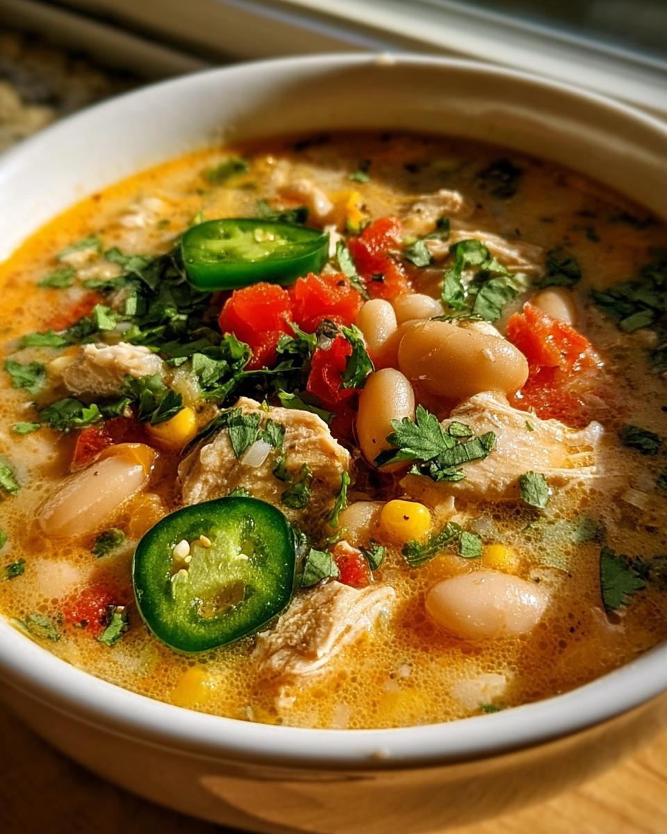 Cajun White Chicken Chili - detail 1