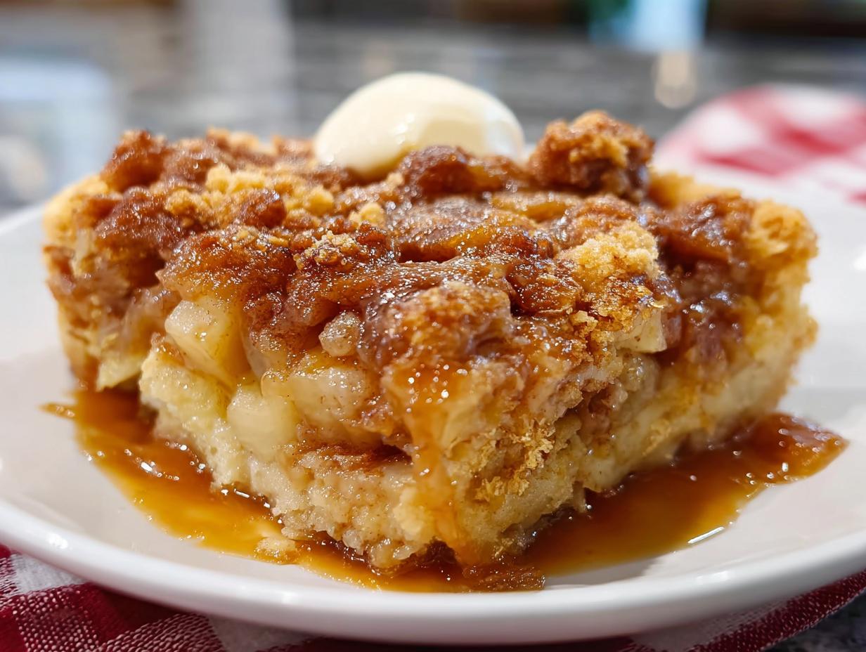 Caramel Apple Dump Cake - detail 1