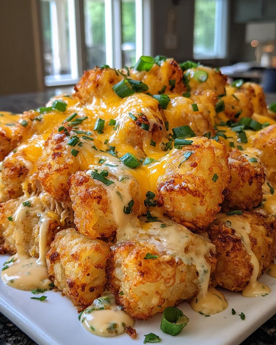 Cheddar Ranch Chicken Tater Tot Bake - detail 1