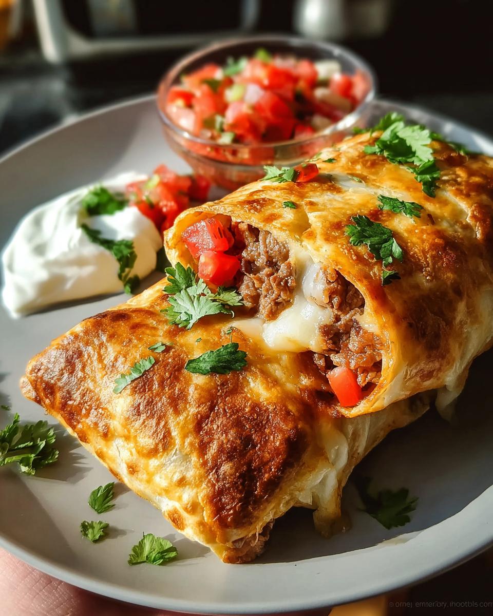 Cheese Steak Chimichangas - detail 1