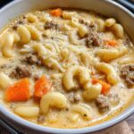 Cheeseburger Macaroni Soup