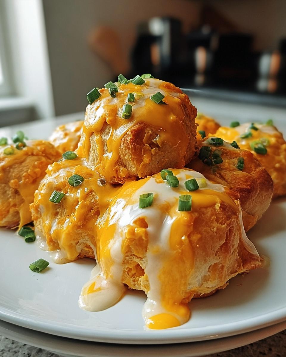 Cheesy Buffalo Ranch Chicken Bombs - detail 1