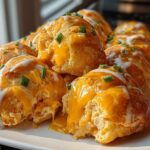 Cheesy Buffalo Ranch Chicken Bombs