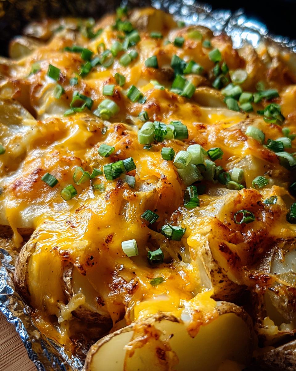 Cheesy Campfire Potatoes - detail 1